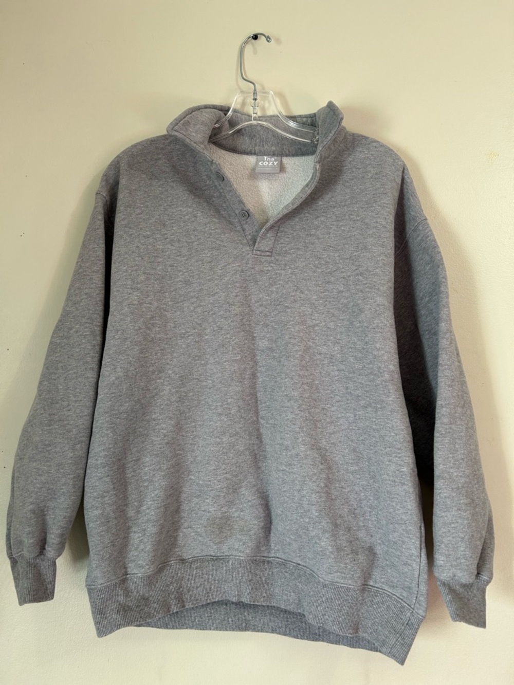 TNA Cozy Fleece Collared Sweater | Size 1 (S/M) | Oversized Fit Good Condition